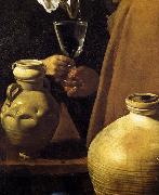 VELAZQUEZ, Diego Rodriguez de Silva y The Waterseller of Seville (detail) oil painting reproduction